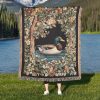 Mallard Duck Woven Blanket A Tapestry Throw With Woodland Floral Border